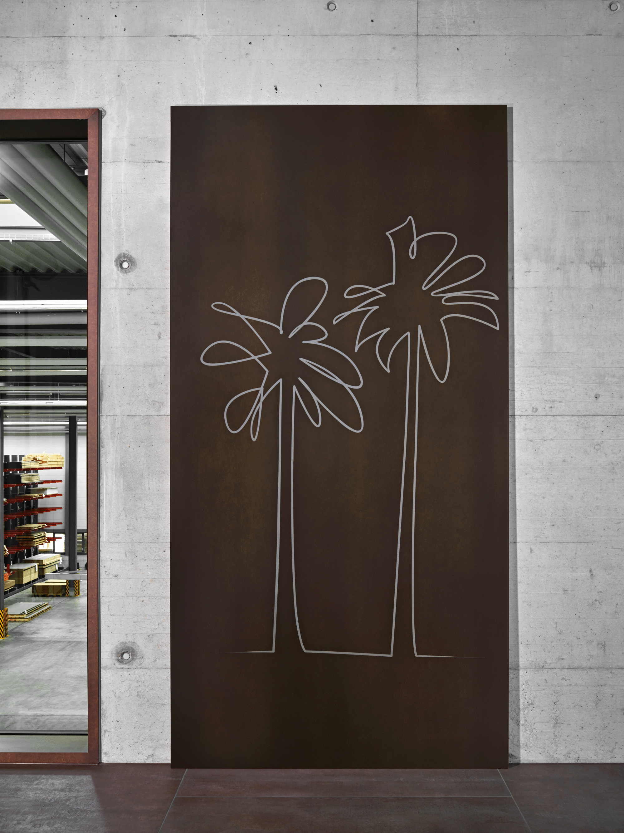 4004 - Palme I Naturfaser 909 I défonçage clair