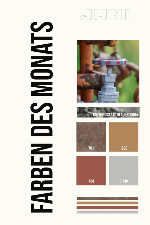 Sammlung Farben des Monats