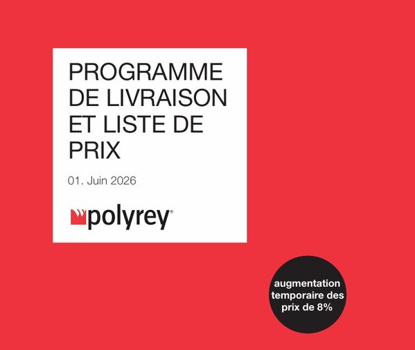 Preisanpassung Polyrey (gültig ab 1. Juni 2026)
