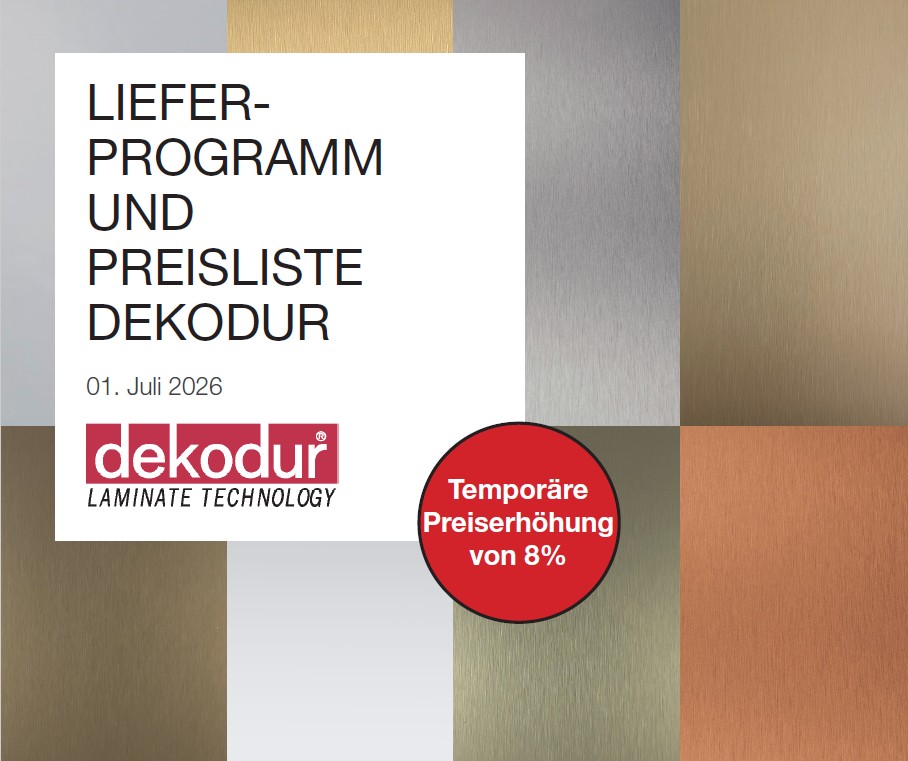 Preisanpassung Dekodur (gültig ab 1. Juli 2026)